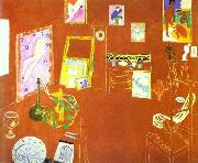 Henri Matisse L Atelier Rouge painting